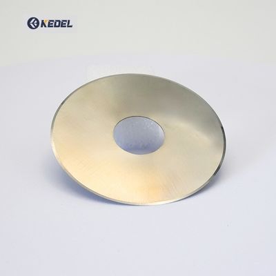 ใบมีดทังสเตนคาร์ไบด์อุตสาหกรรมแบบกำหนดเองของผู้ผลิตสำหรับเครื่องทำซิการ์ ตัดยาสูบแบบกลม มีดวงกลมสำหรับยาสูบ