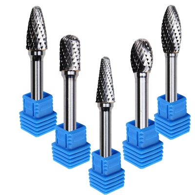 6mm Type A Sa ตะไบทังสเตนคาร์ไบด์ 1/8 Long Shank Single Double Cut