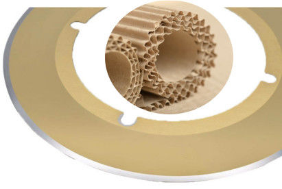 0.1 มม. - 6.0 มม. มีดตัดกระดาษลูกฟูกแบบวงกลม HRC40-68 ความแข็ง