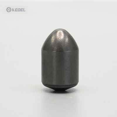 YG8 YG11C เกรดสีดํา Custom ซีเมนต์ Tungsten Carbide สังกะสีกระบอกกระดุมกลมฟันสําหรับน้ํามันเจาะ Bit