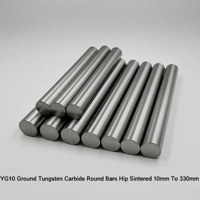 YG10 Tungsten Carbide Rod 10mm ถึง 330mm Dia HIP ซินเตอร์