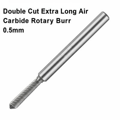 Double Cut Extra Long Air Tools คาร์ไบด์โรตารี่เสี้ยน 0.5mm