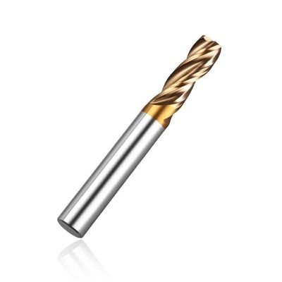 ขัดเงา Hrc55 20mm ทังสเตนคาร์ไบด์ 6mm End Mill 4 Flute Cnc Bits 6mm