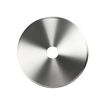 ใบมีดวงกลมที่ยังไม่ถูกตัดจากโลหะผสมทังสเตนคาร์ไบด์แบบมีซีเมนต์สำหรับงานตัด, ใบมีดตัด, เครื่องตัดฟิล์มผ้าสำหรับอุตสาหกรรม