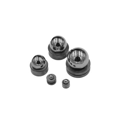 ขนาดที่กําหนดเอง ซีเมนต์ Tungsten Carbide Ball Valve ด้วยวัสดุ Tungsten Carbide 100% และ YG8 YG6 YG6X YG9C YG11C YG13C สับสนธิ