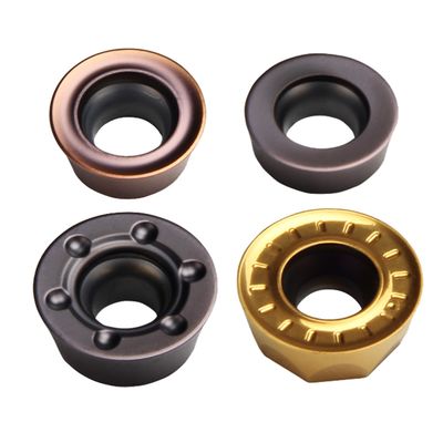 หนาวทน RDMT CNC Insert กับมุม 7 ° และ ± 0.08-± 0.18 ความอดทนสําหรับการแปรรูปแม่นยํา