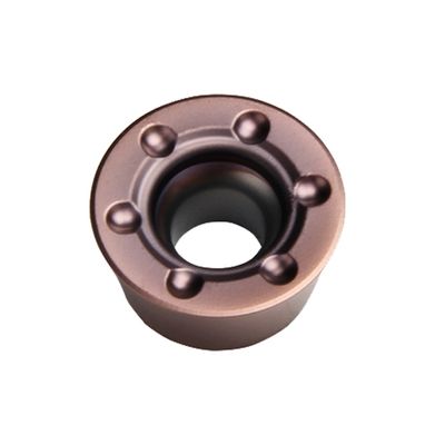 RPMV CNC Insert ด้วยวัสดุที่แข็งแรงมากและมุม 11 ° สําหรับการประมวลผลทองแดงความแม่นยําในการผลิตอิเล็กทรอนิกส์