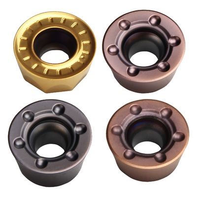 RPMV CNC Insert ด้วยวัสดุที่แข็งแรงมากและมุม 11 ° สําหรับการประมวลผลทองแดงความแม่นยําในการผลิตอิเล็กทรอนิกส์