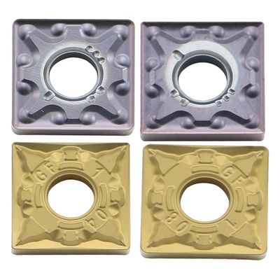 SNMG แบบคาร์ไบด CNC Insert กับมุม 0 ° และ ± 0.08-± 0.18 ความอดทนสําหรับ 4.76mm-7.94mm กว้างการแปรรูป