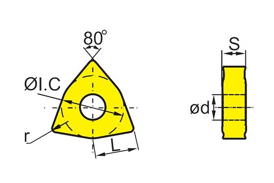 เม็ดมีด CNC WNMG ประสิทธิภาพสูง พร้อมเคลือบ PVD สำหรับการตัดเฉือนที่แม่นยำในอุตสาหกรรมอิเล็กทรอนิกส์
