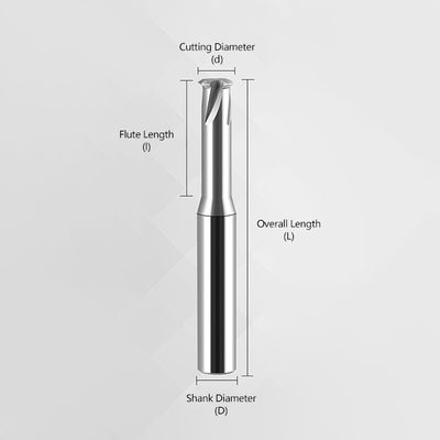 เครื่องตัดฟรีสเกรดเส้นเดียวที่มีการออกแบบฟันเดียวสําหรับ M2, M3, M4, M6 เส้นใยในทองแดง, สแตนเลสสแตนเลส, สแตนเลสธรรมดา, เหล็กเหล็ก