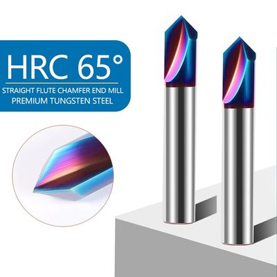 เครื่องมือ Chamfering 2 ฟัน 65° พร้อมหัวกัดคาร์ไบด์ทังสเตนมุม 90° สำหรับสแตนเลส