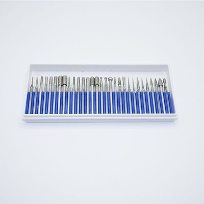 30 รูปแบบที่แตกต่างกัน ความแม่นยําสูง ความแข็งแรงสูง คาร์ไบด์ Rotary Burr Tungsten Carbide Burr Set