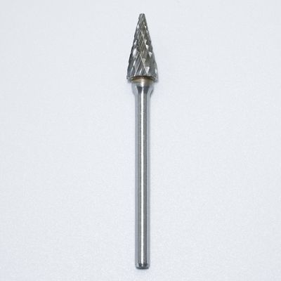 ประเภท M ความแม่นยําสูง ความแข็งแรงสูง 6 มิลลิเมตร Carbide Rotary Burr สําหรับการแปรรองโลหะ