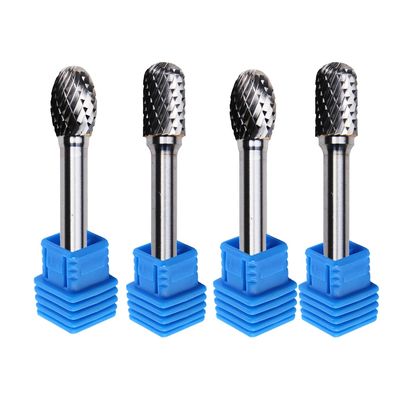 เพลาแบบยืดหยุ่น ยาว 1/4 ด้ามตั้ง โรตารีคาร์ไบด์ เสี้ยนหมุน F Sf Type