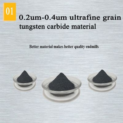 คัตเตอร์กัดซีเอ็นซี 3 ขลุ่ยดอกกัดทังสเตนคาร์ไบด์สำหรับไม้ 6mm