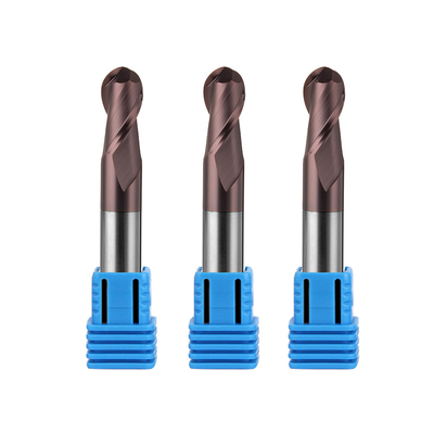 CNC ปลายทังสเตนคาร์ไบด์ 2mm 12mm 6mm 200 mm 6 Ballnose Ball Nose Milling Cutters